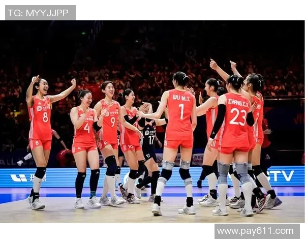 中国女排奋勇争先迎战日本队全力以赴争夺胜利荣耀